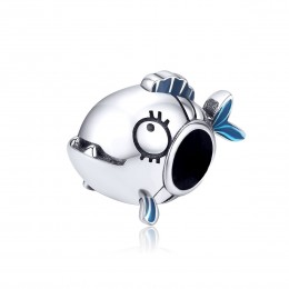 Talisman argint Lucky Fish 3D Design